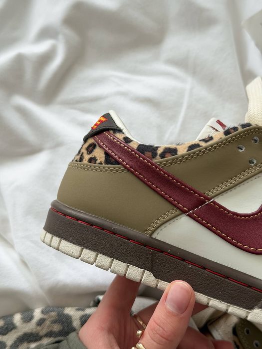 НОВИНКА! Nike SB Dunk Low White Cheetah 36 37 38 39 40 найк сб данк лоу