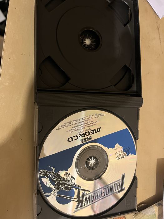Sega mega cd jogo thunderhawk
