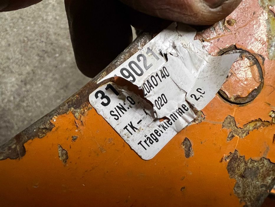 Uchwyt klamrowy do dwuteowników belek zacisk dźwigara chwytak