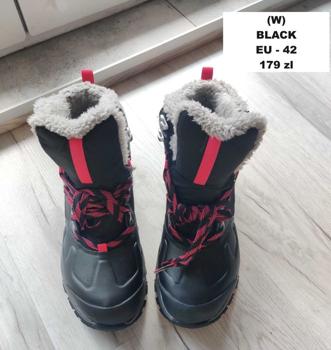 Buty Quechua SH500 Mid skóra wodoodporne - damskie & męskie