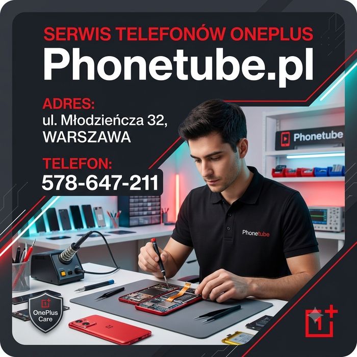 Serwis Oneplus Polska naprawa Phonetube.pl