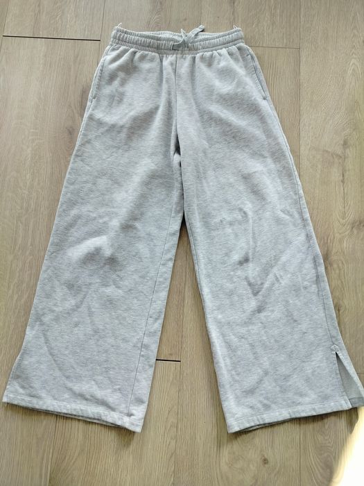 Spodnie dresowe dziewczęce szerokie szeroka nogawka C&A 152