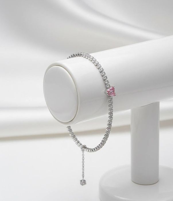 Браслет Pandora "Рожеве серце"