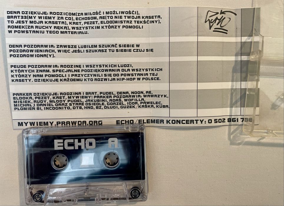 Echo – „Poprostu Echo…” 1997-99 |  ORYGINAŁ | Rzadka kaseta | Unikat!