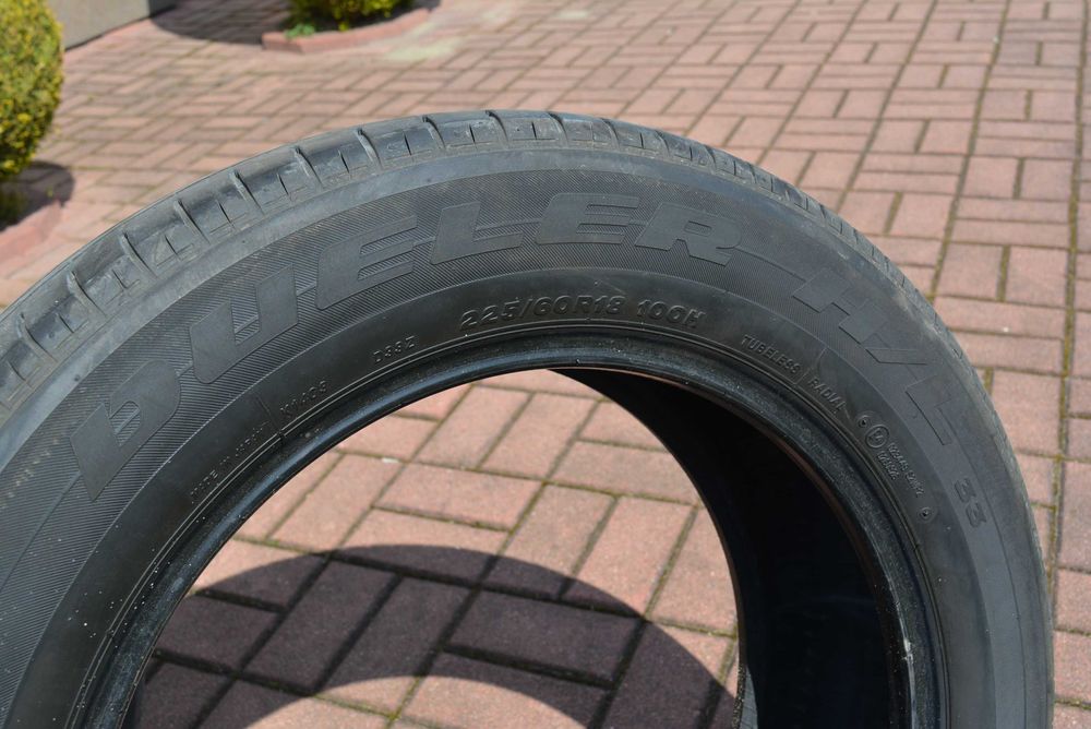 4x 225/60/18 Bridgestone Dueler H/L 33