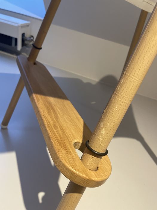 Krzeselko Antilop Ikea + drewniany podnóżek