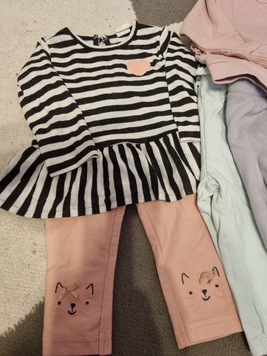 Bluza sweter spodnie 68/74