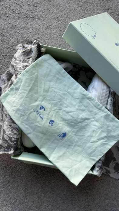 Off-White Low Vulcanized White Leather tamanho 40