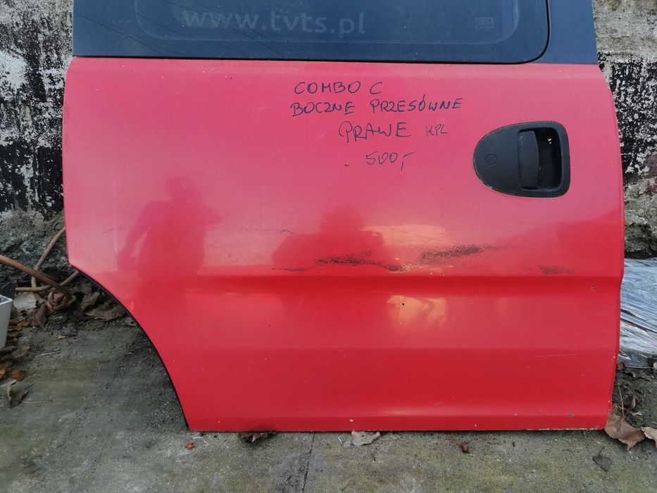 Opel Combo C drzwi przesuwne boczne prawe