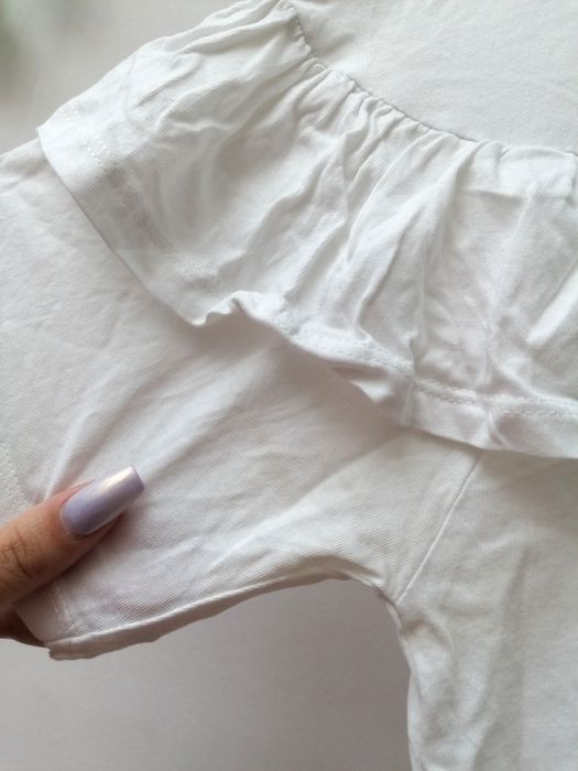 Camisola Branca de Manga Curta