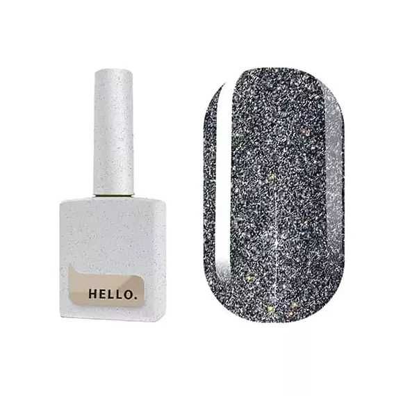 Гель-лак світловідбиваючий HEYLOVE Reflective Starlight срібний, 15 мл