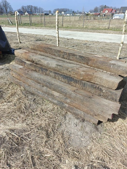 Podkłady ogrodowe, belki obrzeża drewniane