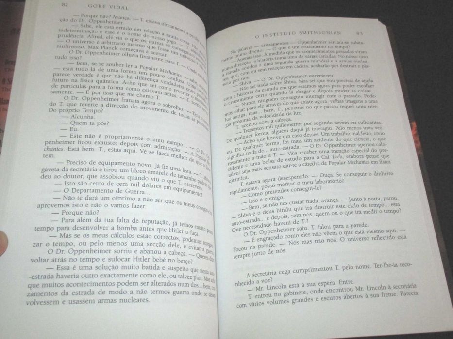 Livro O Instituto Smithsonian Gore Vidal 1ª edição
