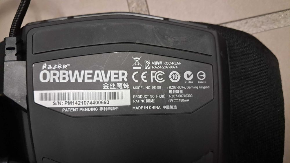 Gaming Keypad Razer RAZ-RZ07-0074 - NOVO