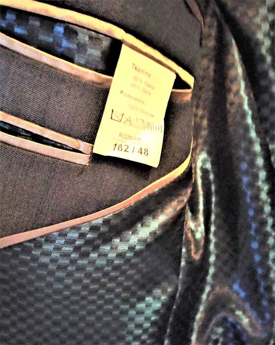 Elegancki Garnitur męski rozm.182/48 (3XL) //01