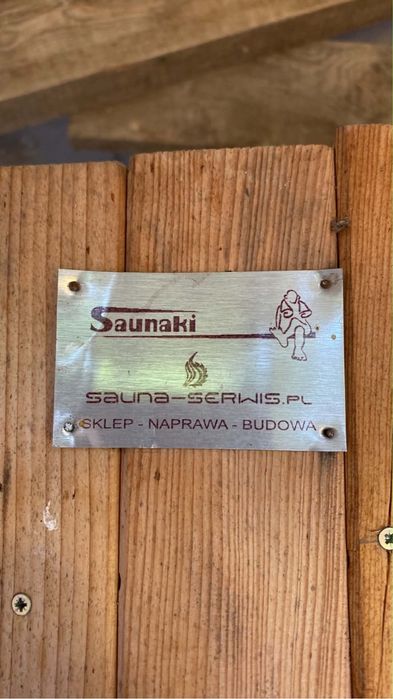 Sauna finska z wyposazeniem