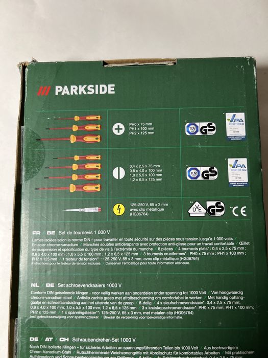 Набір ізольованих викруток PARKSIDE