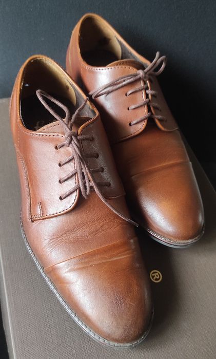 Buty wizytowe chłopięce skórzane Faber brąz r.33 komunia