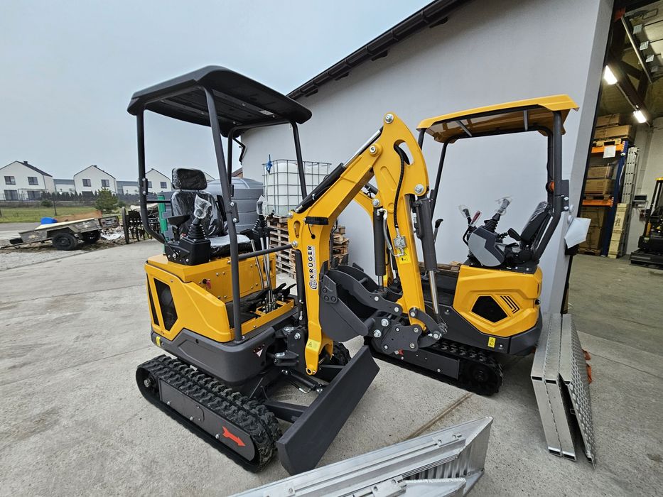 Koparka 1.6 tony 3 cylindry cicha licencja KUBOTA.raty leasing