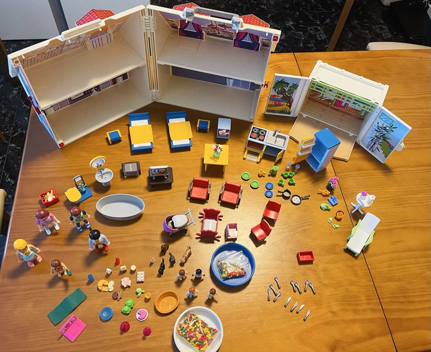 Maleta casa bonecas playmobil
