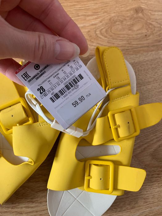Sandałki zara kids rozmiar 28, nowe!!