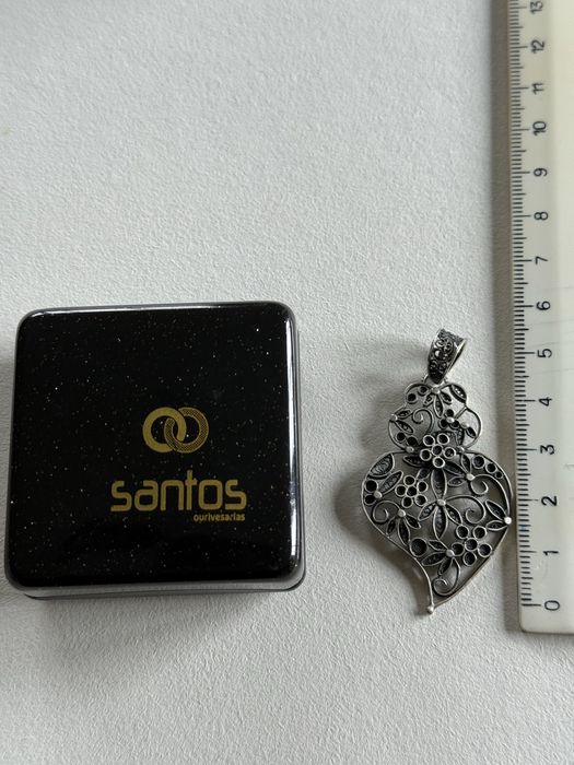 Coração de Viana em filigrana prata