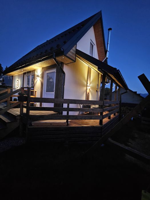 Domek Góralski w Zębie  z Jakuzzi