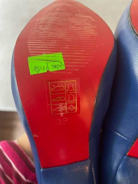 Niebieskie szpilki Nina Basco roz. 36
