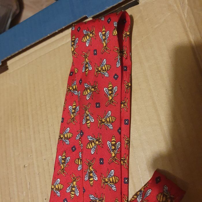 Krawat pszczoły jedwab(k-1) OK