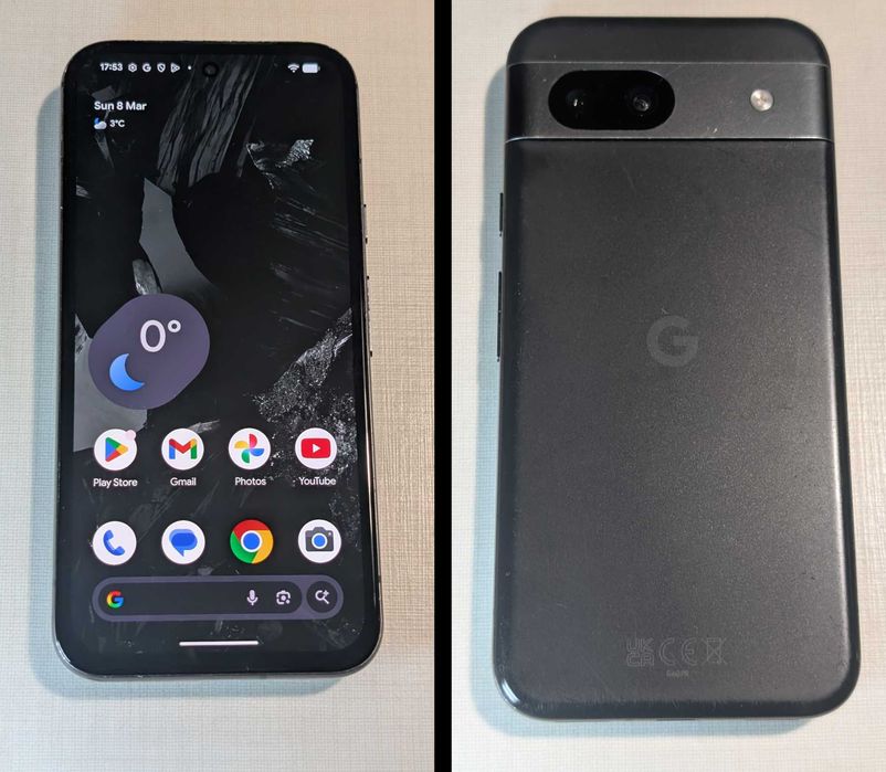 Google Pixel 8a 8/128gb 100% Neverlock! АКБ 445 циклів