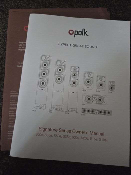 Kolumny Polk Audio Signature S55e | Stan IDEALNY | Okazja!