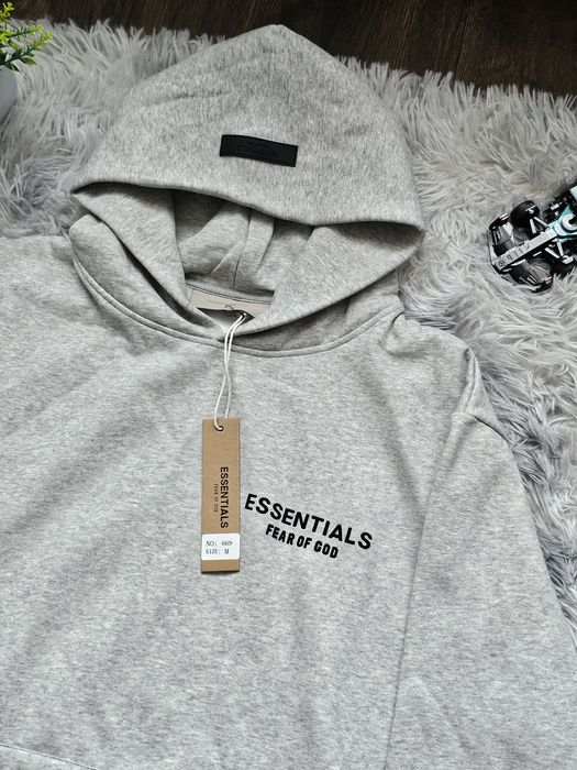 Сіра худі Essentials Fear Of God S-M-L