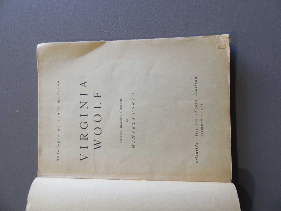 Livro Antologia do Conto Moderno Virginia Woolf - 1ª Edição