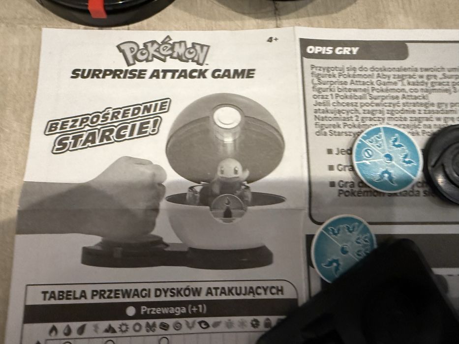 Gra Pokemon suprise attack stan bdb okazja