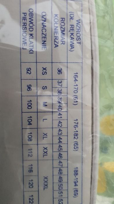 Koszula Wólczanka krótki rękaw 42/176