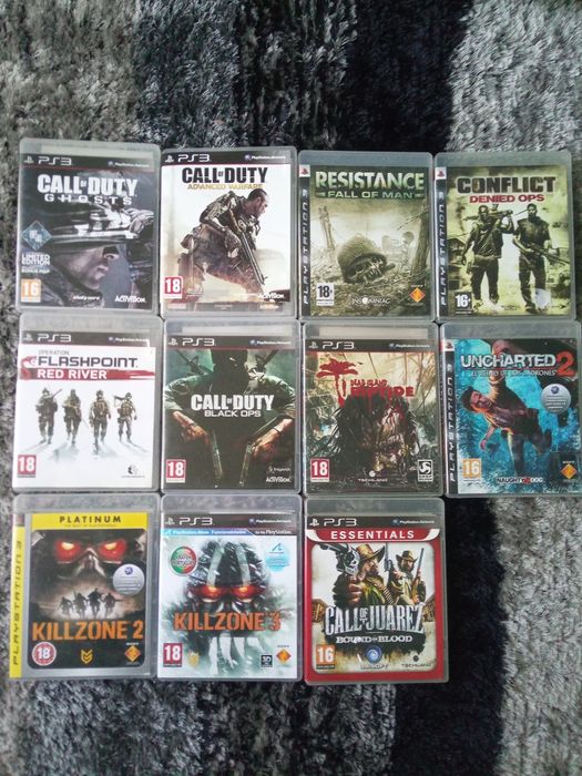 Jogos da PlayStation 3 vendo 8 euros cada CD