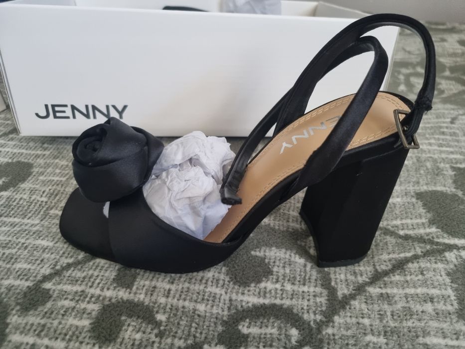 Jenny - sandały na słupku roz. 36