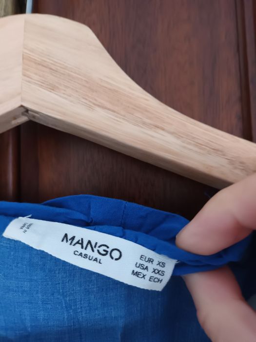 Camisa bolinhas Mango