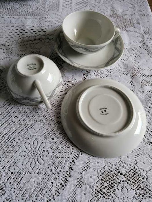 Serviço chá porcelana de Coimbra