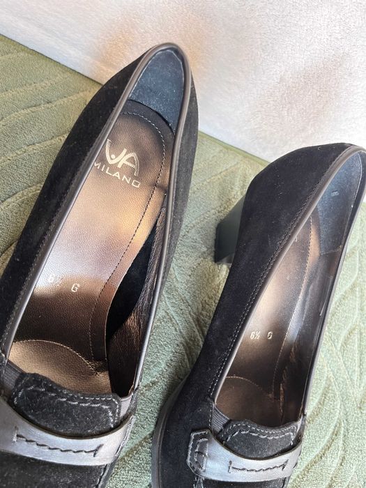 Mokasyny na obcasie VA Milano rozm.6 i 1/2