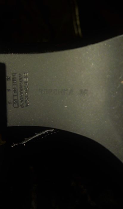 Ботфорди зимові на каблуку Bershka