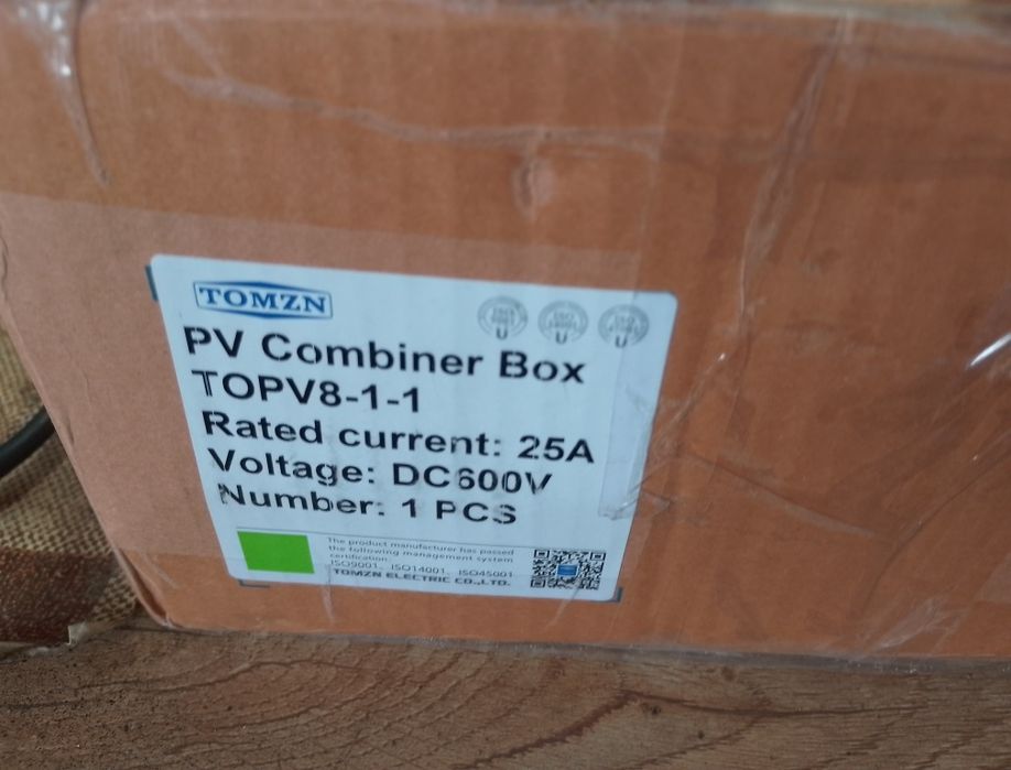 Щиток захисту для сонячних панелей.25Ам