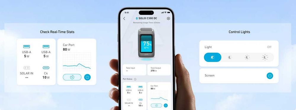 Anker SOLIX C300 DC Portable Power Station - (288Wh) | 300W