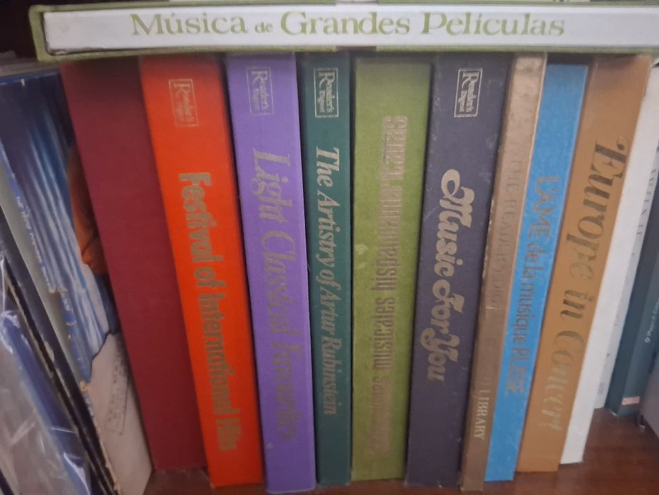 Coleção de discos vinil