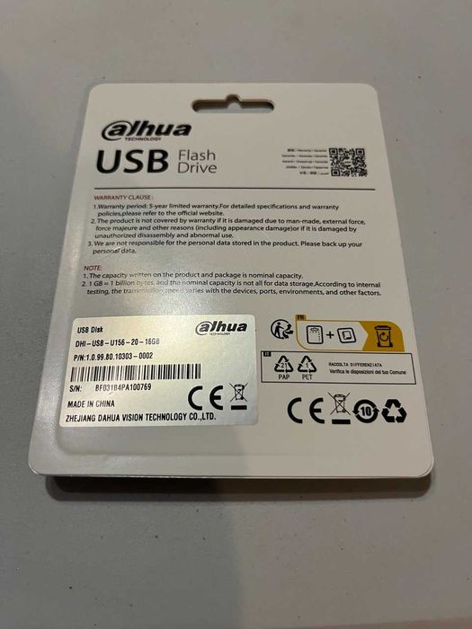 Pendrive Dahua U156 16GB USB 2.0 nowy