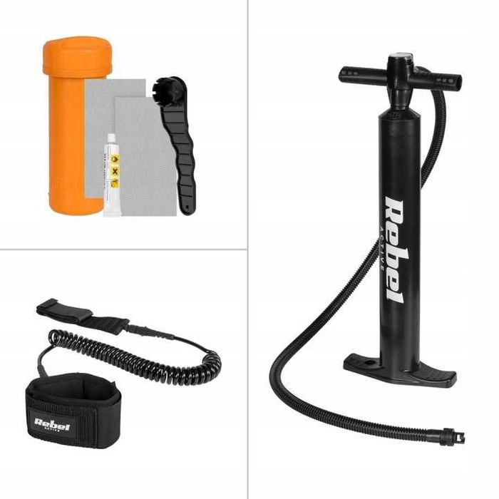SUP дошка  Rebel ACTIVE RBA-4507 із аксесуарами сапборд 170 кг 335 x 84 х 15 см