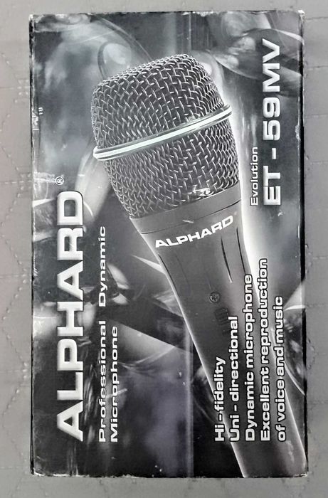 Мікрофон Вокальний Alphard ET-59MV + TDM-204