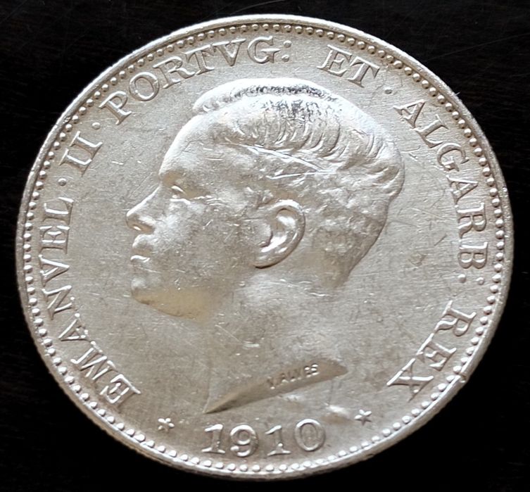 Lote 2 moedas 500 Réis 1901/500 Réis 1910 Marquês Pombal Estado Belas