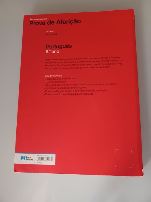 Manual preparar prova aferição 8 Ano - Português