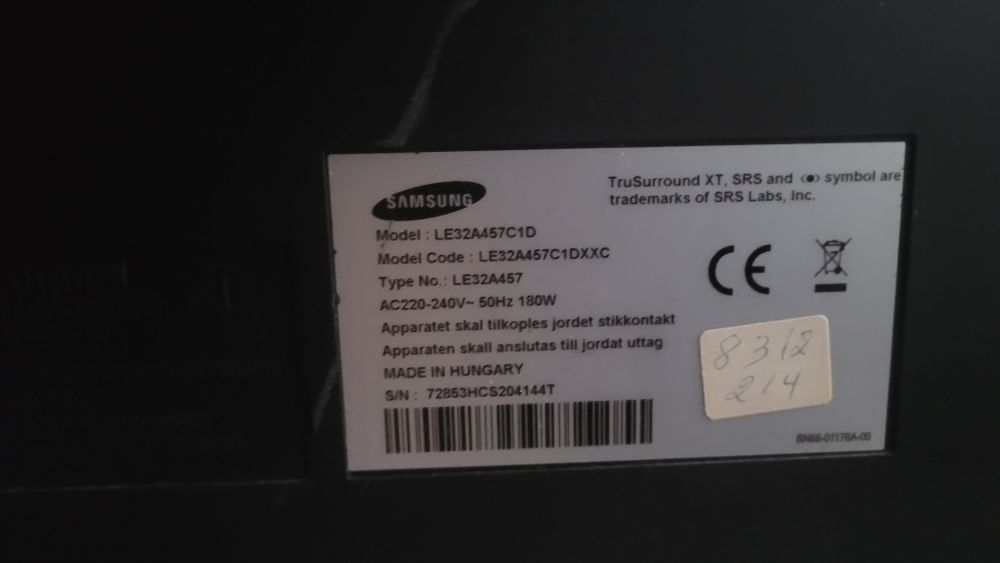 Tv Samsung com defeito